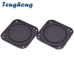 Tenghong 2pcs 3 Inch Portable Audio Speaker 8Ohm 15W Ultra Thin Subwoofer HIFI Speaker Unit Home Theater Stereo Bass Loudspeaker