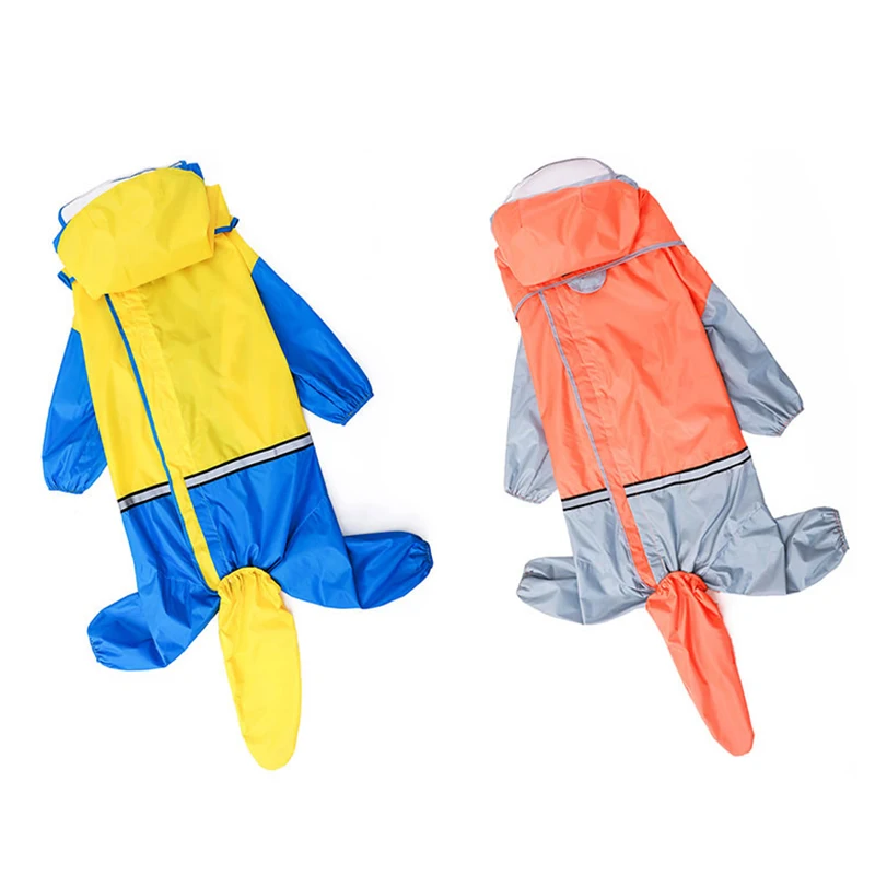 HOOPET Dog Riancoat Jumpsuit raincoat for Dogs 애완 동물 망토 래브라도 방수 골든 리트리버 자켓, 반려동물 옷