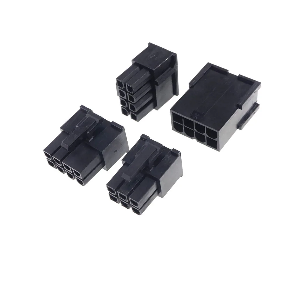 5Pcs 4.20 MM 6 8 6+2 Pin Male Female Housing PC Computer Video Card Graphics Card GPU PCI-E PCIe Power Connector Plug Receptacle