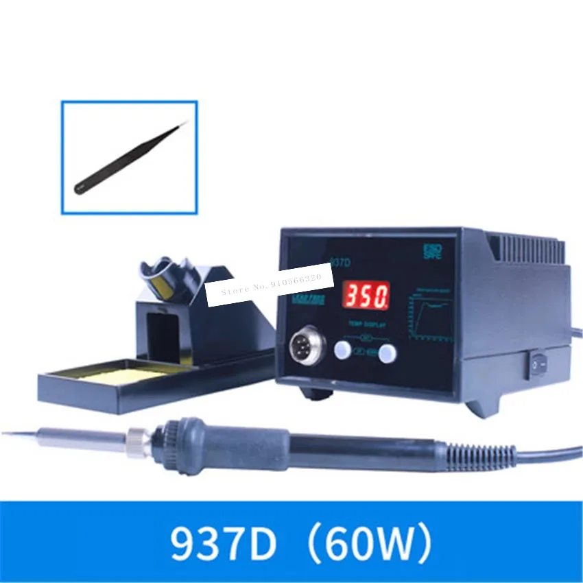 

CSD937D LED Digital Display Soldering Station Constant Temperature Soldering Station Anti-static Soldering Station 110V-220V 60W