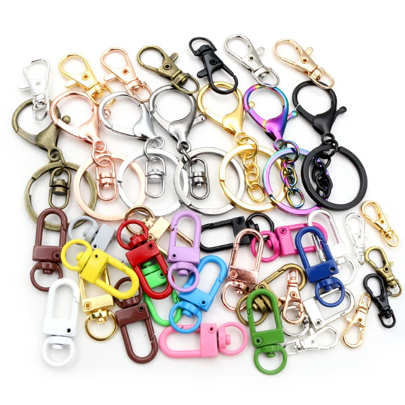 5-10pcs Snap Hook Trigger Clips Buckles For Keychain Lobster Lobster Clasp Hooks for Necklace Key Ring Clasp Jewelry Supplies