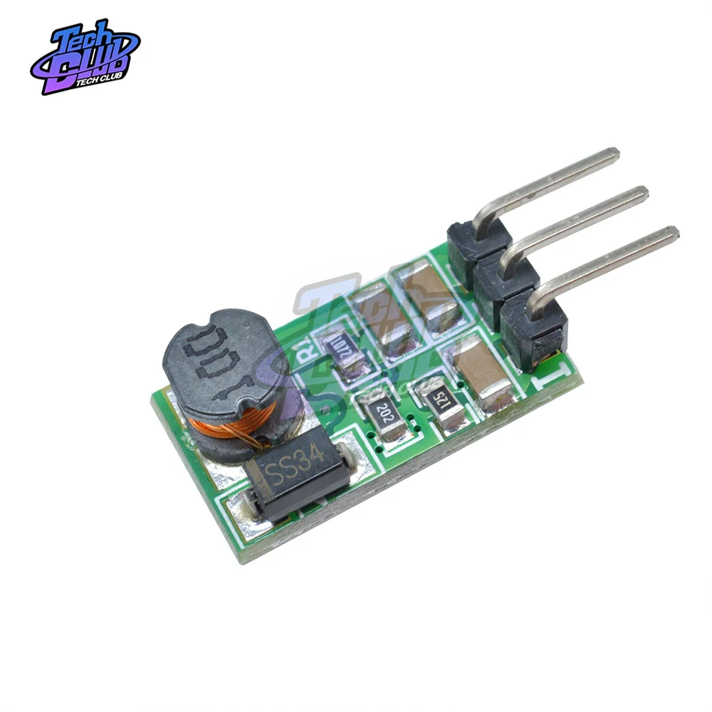 DC-DC DC 5-40V ถึง3V 3.3V 3.7V 5V 6V 7.5V 9V 12V 1A Buck ขั้นตอนลงโมดูลแปลงแรงดันไฟฟ้า Regulator Pin