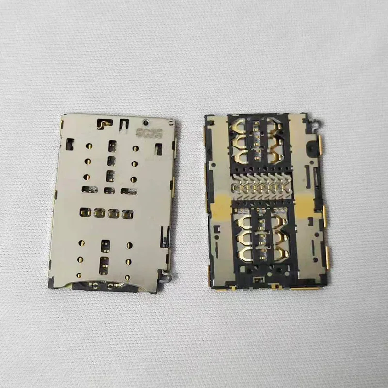 2pcs/lot sim card reader slot tray holder connector port For Huawei honor 8 FRD-AL00 DL00 V8 KNT-TL10 6A DLI-AL10