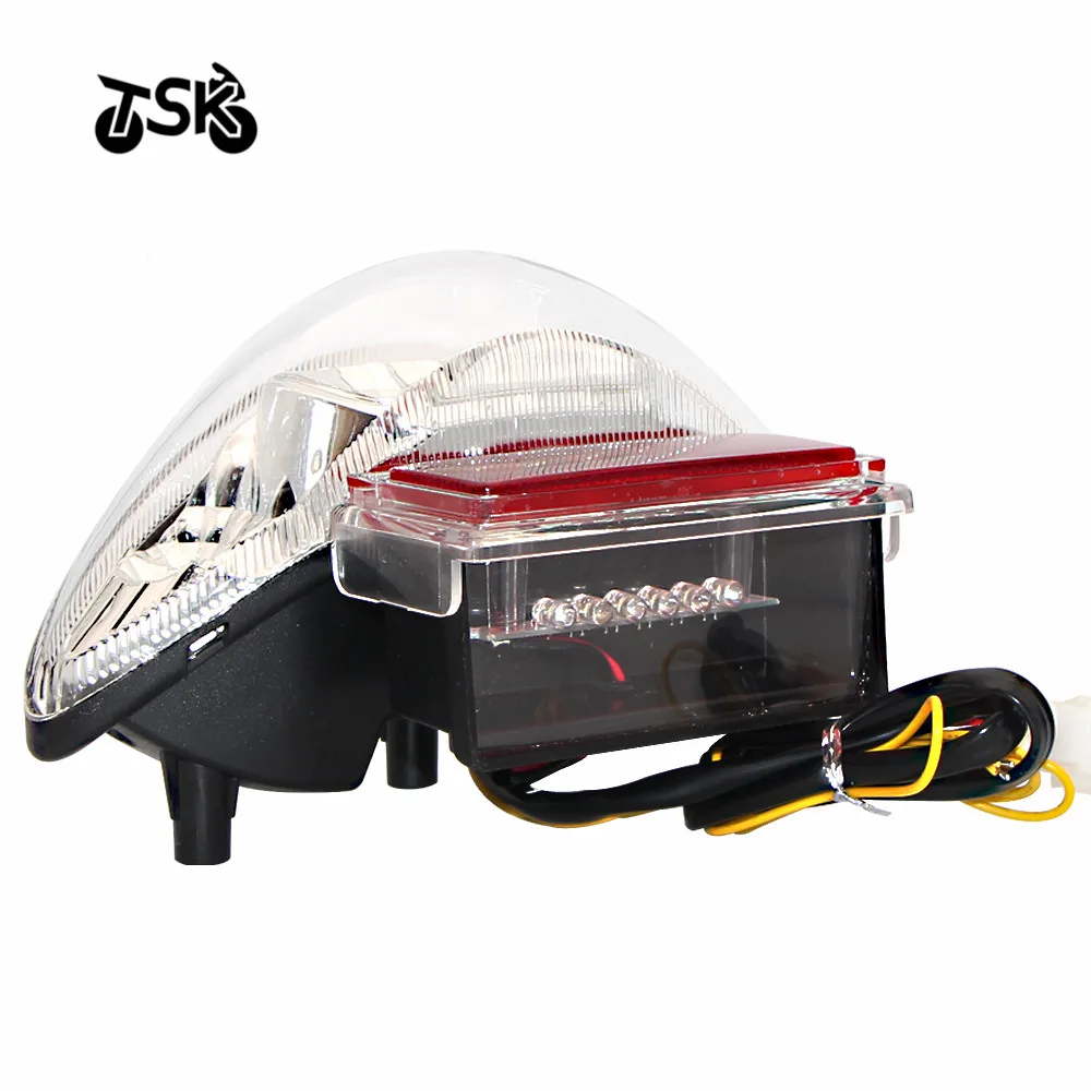 For Suzuki Hayabusa GSX1300R Katana GSX600F GSX750F Tail Light Brake Turn Signal Integrated LED Motorcycle Accessories