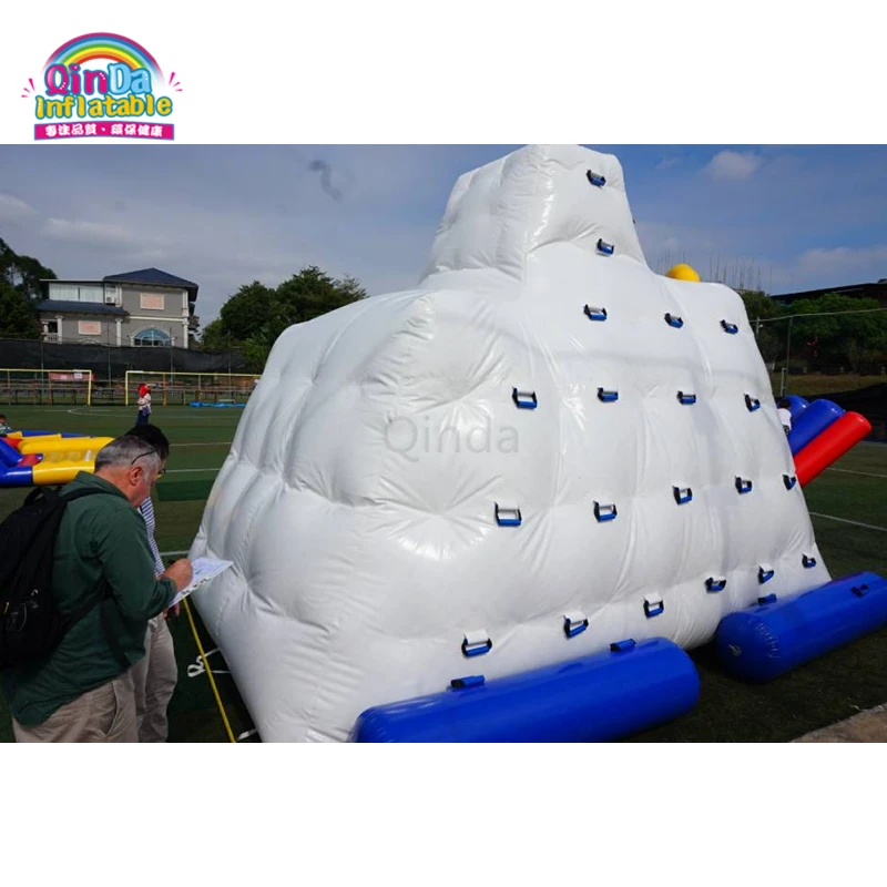 

Used Custom Rock Climbing Wall Inflatable Iceberg Giants Inflatable Water Toy For Sale