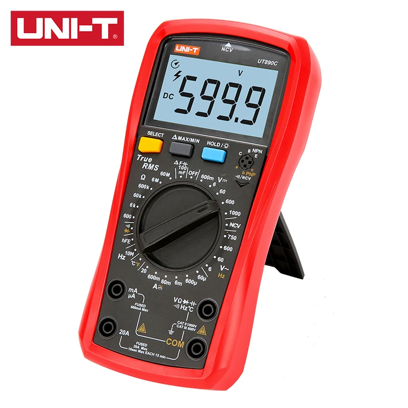 UNI-T UT890C UT890D+ Digital Multimeter True RMS Digital Multimeter Multifunctional Small Universal Meter