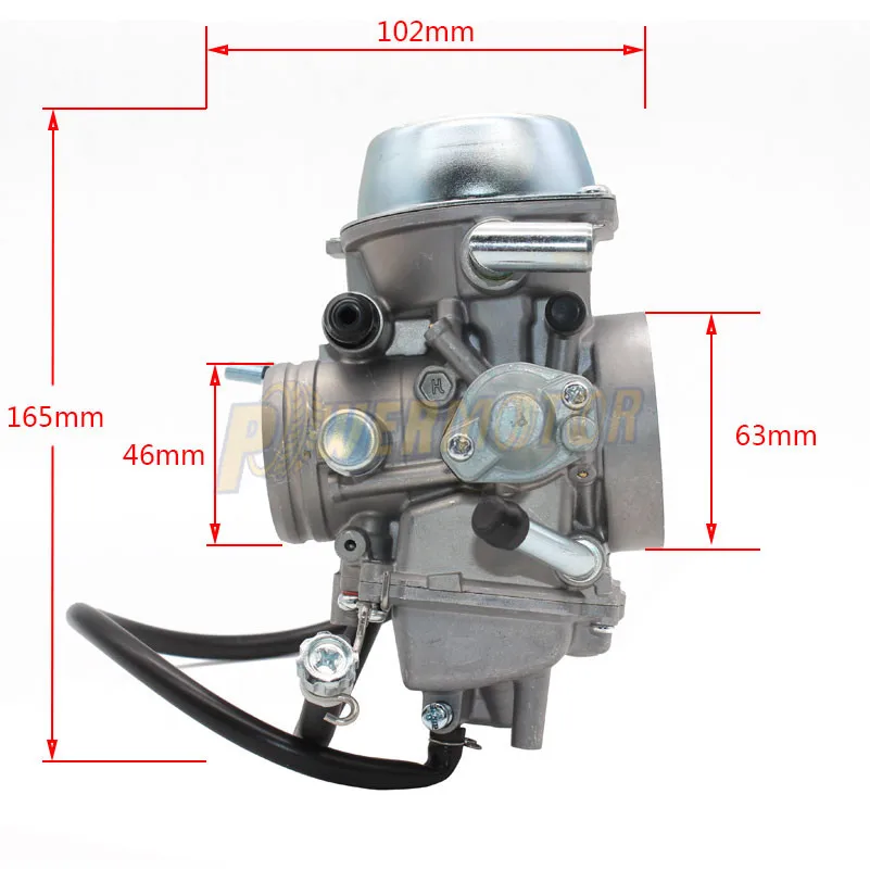 For Yamaha Raptor 660 Grizzly 600 Carburetors 42mm ATV UTV 1998-2001 400-700cc Universal Carb Motorcycle Accessories Carburetor