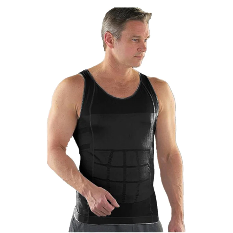 Men Slimming Underwear Body Shaper Waist Cincher Corset Men Shaper Vest Body Slimming Tummy Belly Waist Slim Body Shapewear