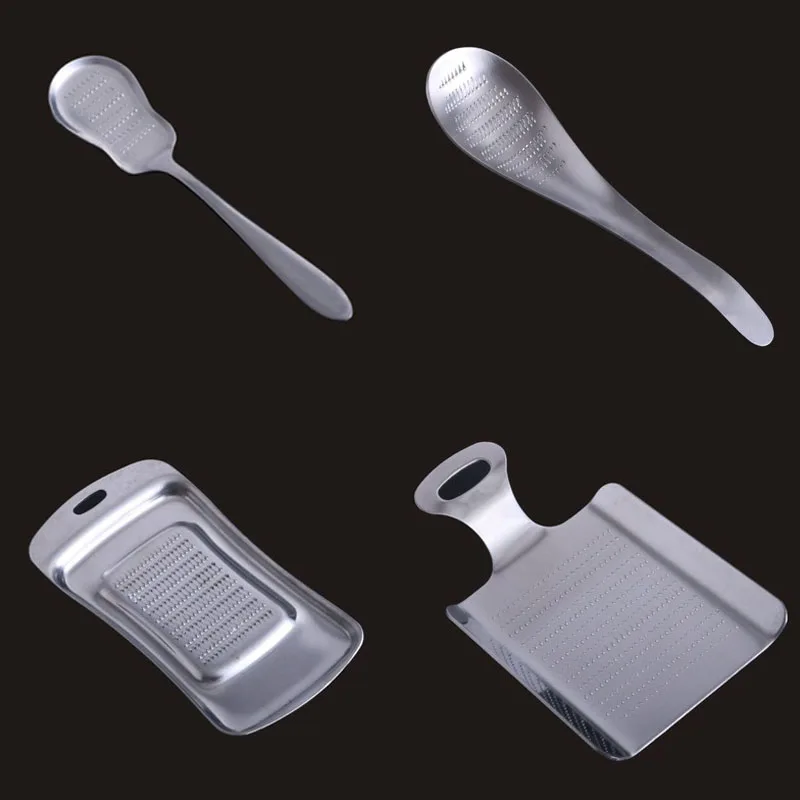 

1PCS Creativity Stainless Steel Garlic Grinder Spoon Manual Ginger Grinder For Kitchen Tool