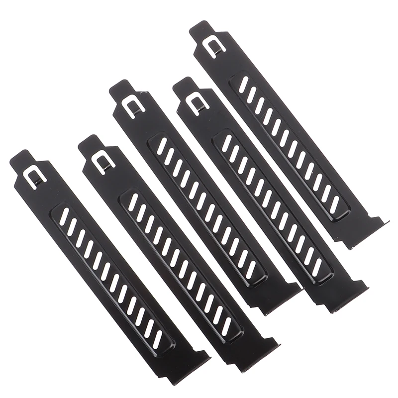 New 5Pcs PCI Slot Cover/PCI Slot Dust Cover Filter Blanking Board Cooling Fan Dust Filter Ventilation PC Computer Case