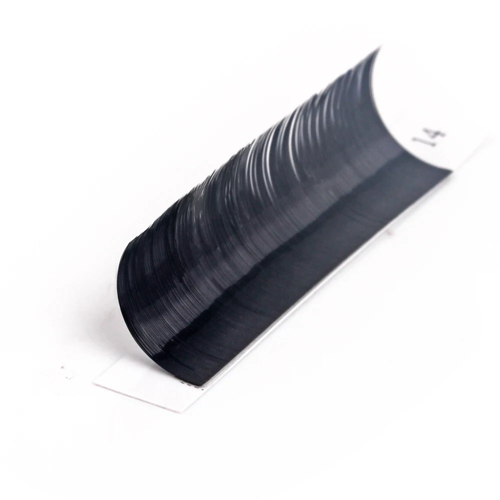 4 bandejas de extensão de cílios individuais artesanais naturais cílios longos macios volume de seda coreana cílios postiços ferramentas de maquiagem