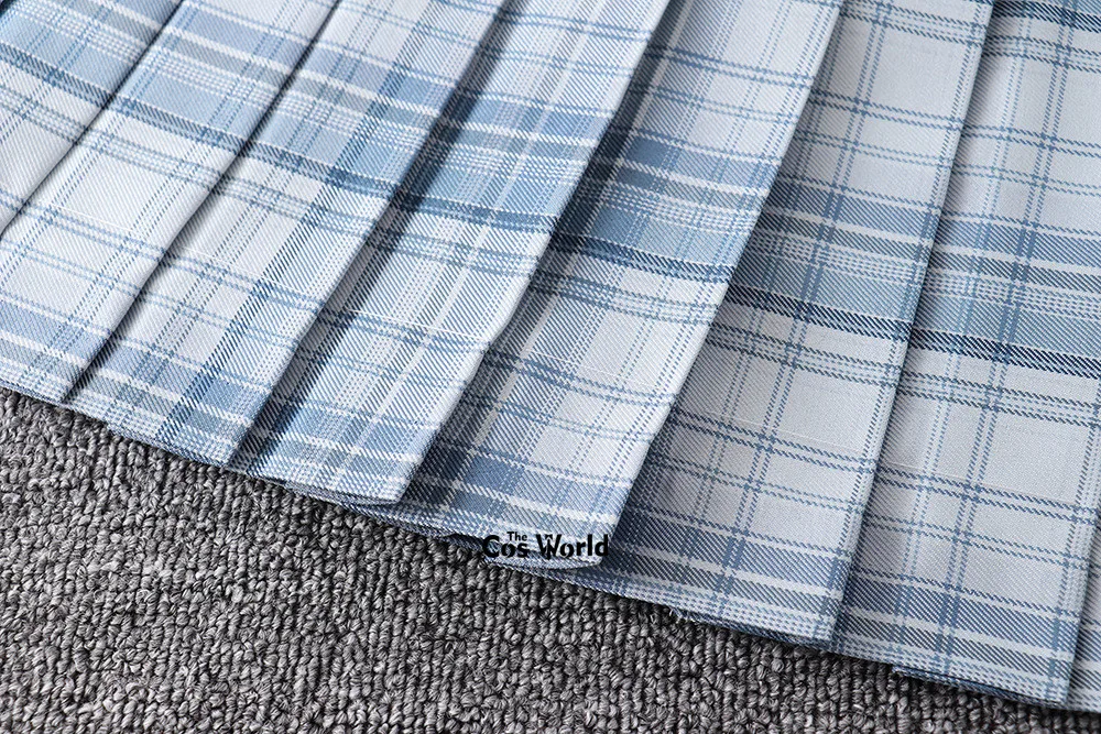 [Iceland] Girl's Summer High Waist Pleated Skirts Plaid Skirts Women Dress For JK School Uniform Students Cloths