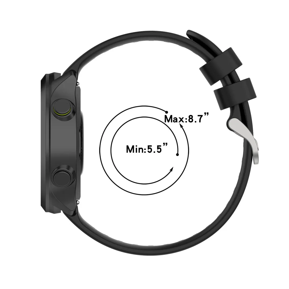 BEHUA 20Mm Chính Thức Phong Cách Dây Đeo Dành Cho Garmin Tiền Thân 55 158 245 245M 645 Âm Nhạc Dây Phát Hành Nhanh Silicone ban Nhạc Correa