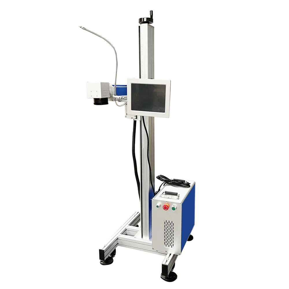 Thép Không Gỉ Bóng Golf Laser Đánh Dấu Máy 30W Sợi Khắc Tùy Chỉnh Hình Ảnh Logo Dòng Cho Câu Lạc Bộ Cột Mốc 50W