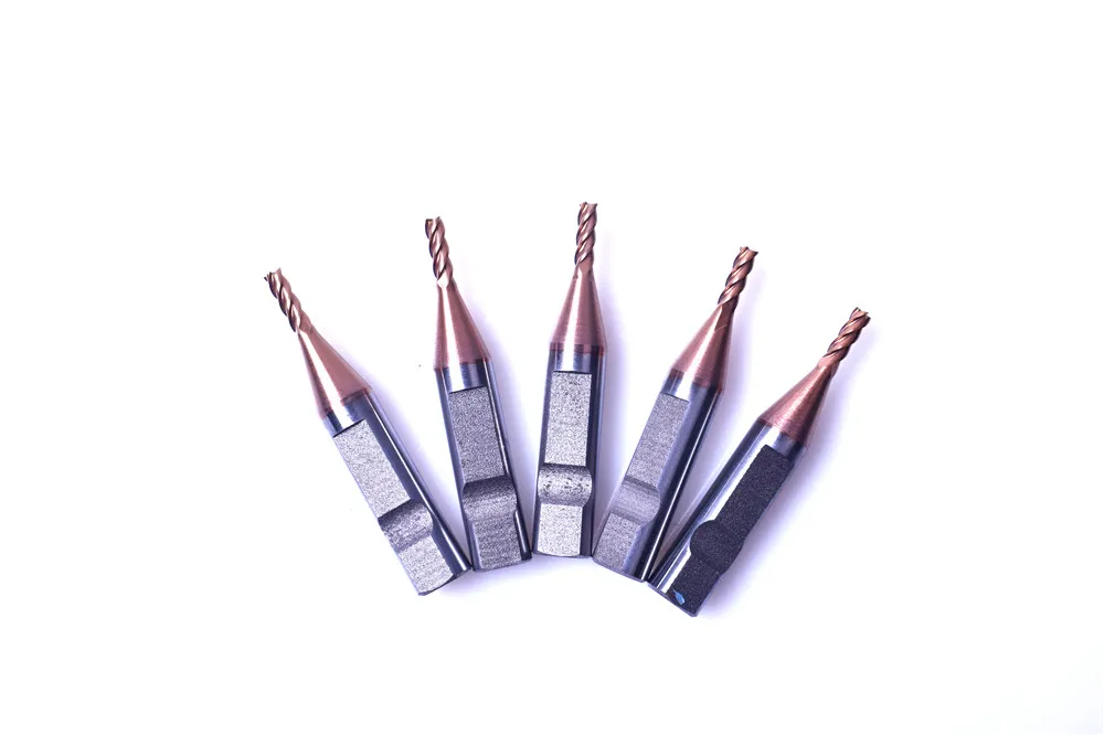 

3pcs x 3 teeth carbide 2.0mm end milling cutter for V8 X6 key cutting machines