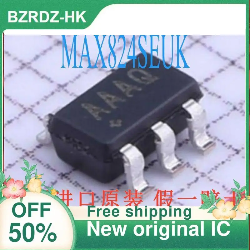 MAX824SEUK MAX824SEUK + T 2.93V AAAQ SOT23-5, 오리지널 IC, 10 개, 신제품