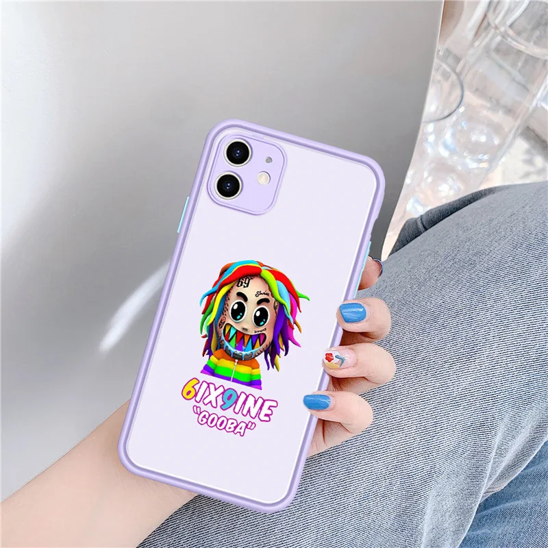 GYKZ Fashion 6IX9INE GOOBA Phone Case For iPhone 11 Pro XS MAX X XR SE 2020 7 8 6 Plus Cartoon Shockproof Matte Cover Fundas Bag