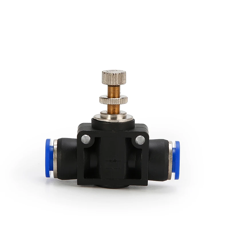 throttle valve SA 4-12mm Air Flow Speed Control Valve Tube Water Hose Pneumatic Push In Fittings