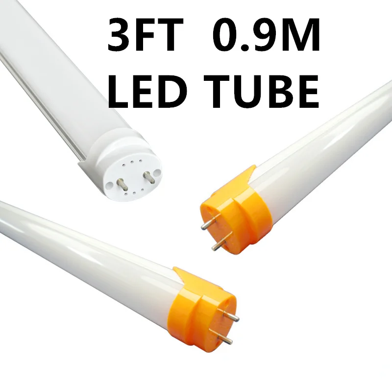 

T8 LED Tube Lights 906mm 3FT G13 Base Bi-Pin Milky Cover 110V 220V 230V 240V Ballast Bypass LED Fluorescent Lamp 15pcs Pack 90cm