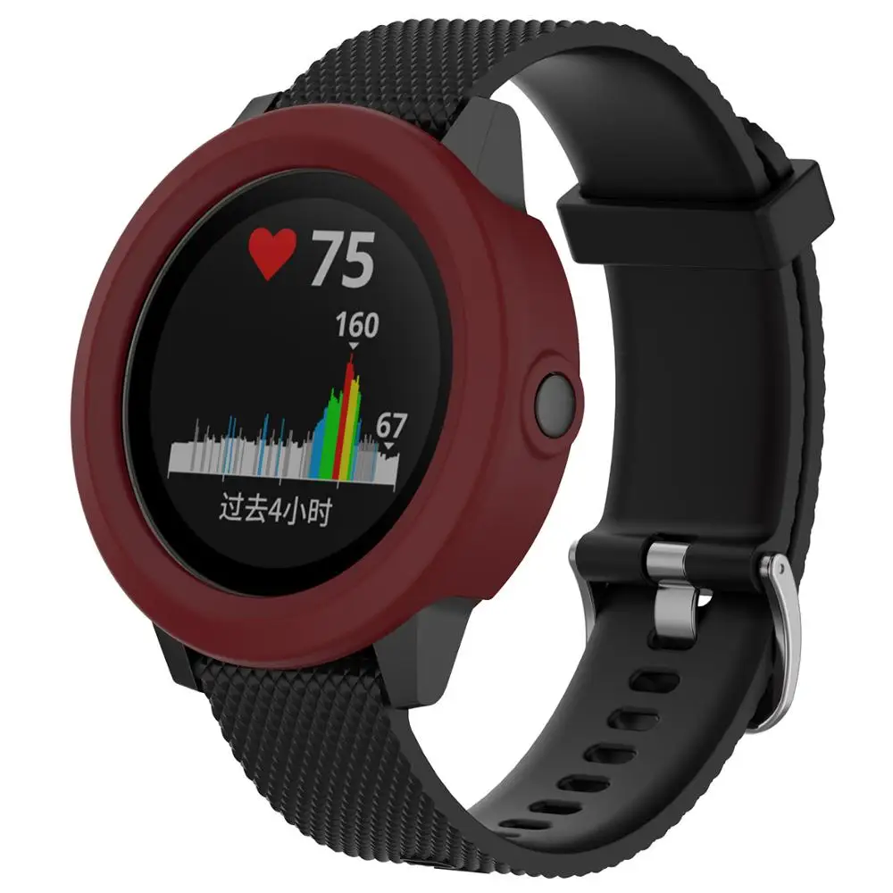 Lembut Silicone Smart Watch Ultra Tipis Bingkai untuk Garmin Vivoactive 3/Elemen Cover Perlindungan Case untuk Garmin Vivoactive 3 Tonton