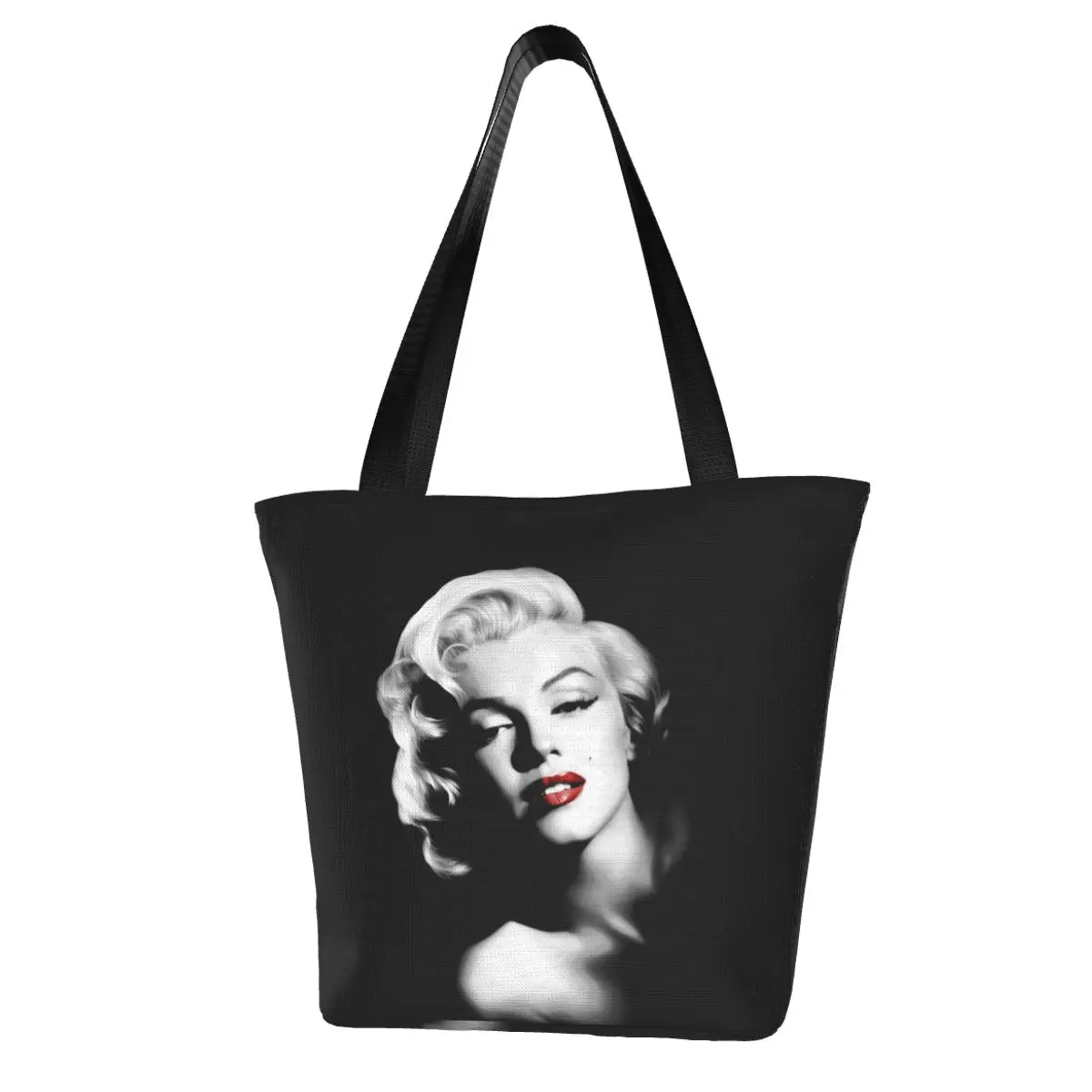 

Marilyn Monroe Shopping Bag Aesthetic Cloth Outdoor Handbag Female Fashion Bags