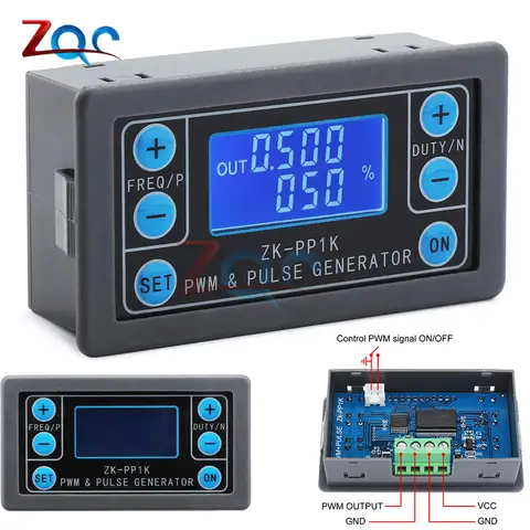 PWM Signal Generator with LCD and Adjustable Parameters diymore