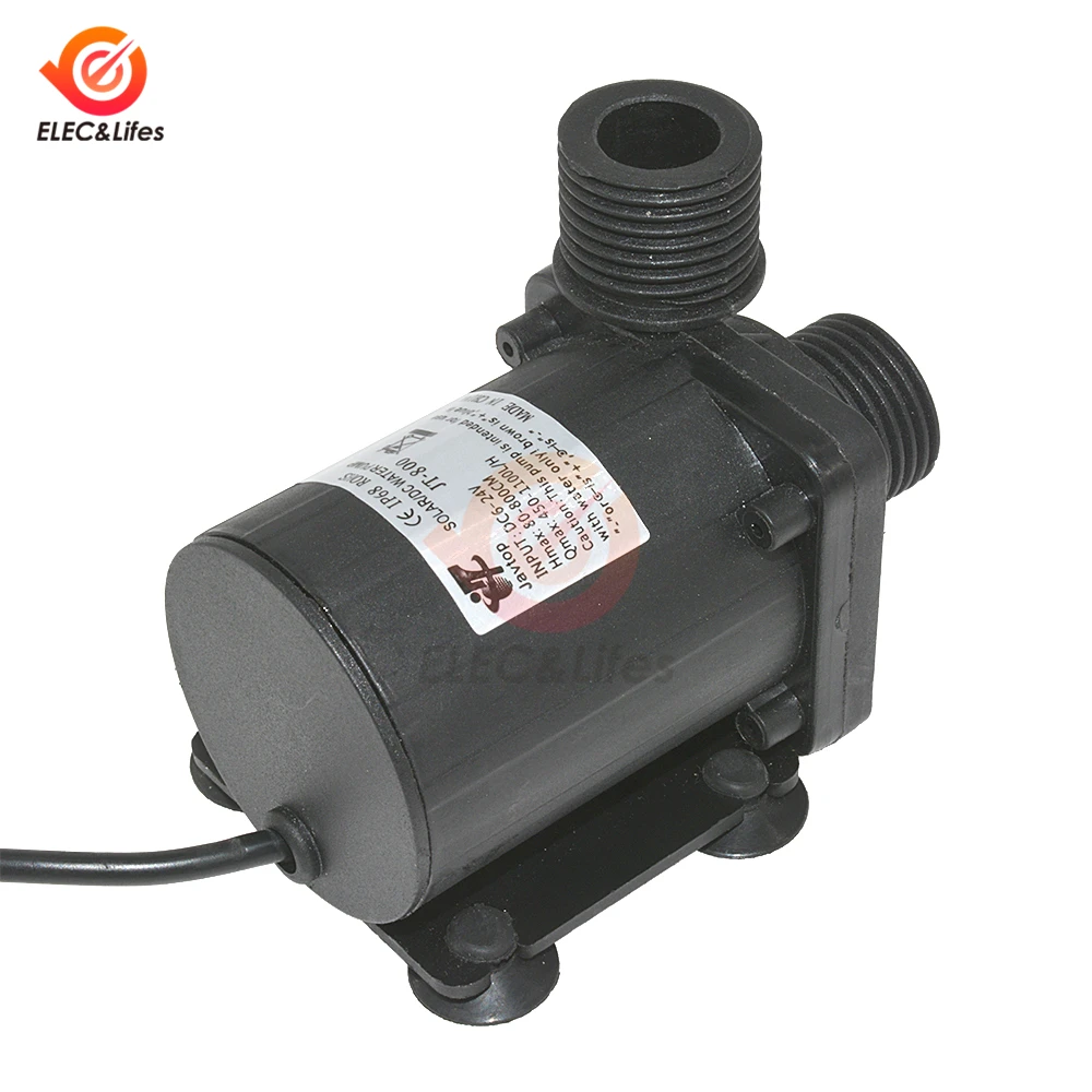 800L/H 5m DC 12V 24V Solar Brushless Motor Water Circulation Water Pump Submersibles Water Pumps