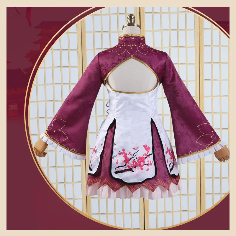 Re: Life In A Different World From Zero Ram Rem New Year Cosplay Costume Cheongsam Halloween Costume