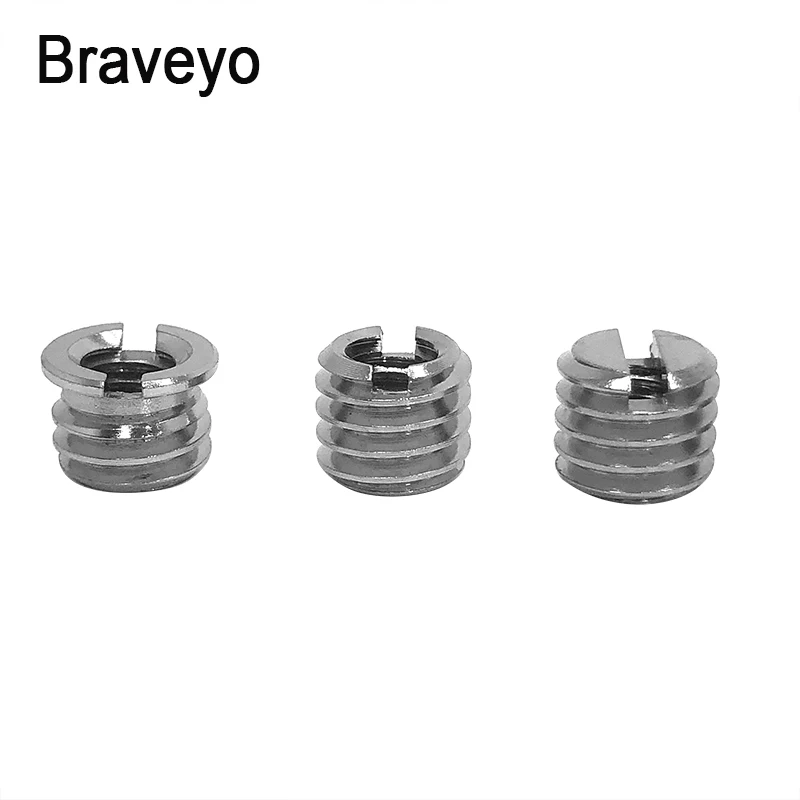 Universal Camera Adapter Screw 1/4 to 3/8 Inch Conversion Nut Tripod Monopod Ballhead Mount Accessories For Light Stand Dslr