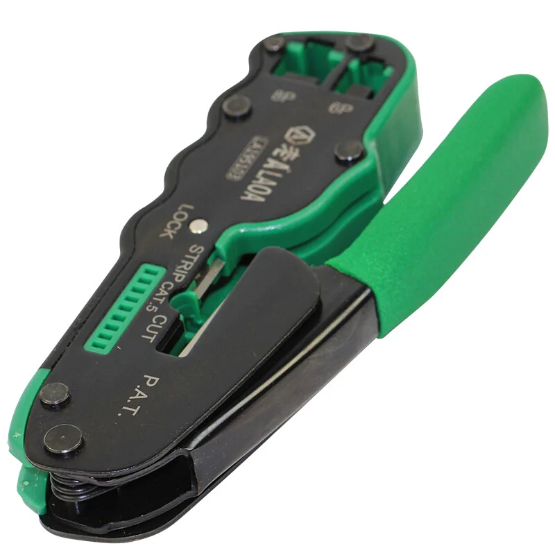 LAOA 6P/8Pคีมเครือข่ายเครือข่ายเครื่องมือแบบพกพาMultifunctional CABLE Wire Stripper CRIMPING CRIMPINGคีมเครื่องมือของขวัญกล่อง