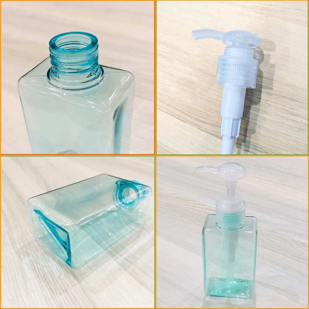 2Pcs 100ml Small Clear Refillable Plastic Split Charging Spray Bottle Home Furnishing Travel Shower Gel Cosmetic Empty Jars