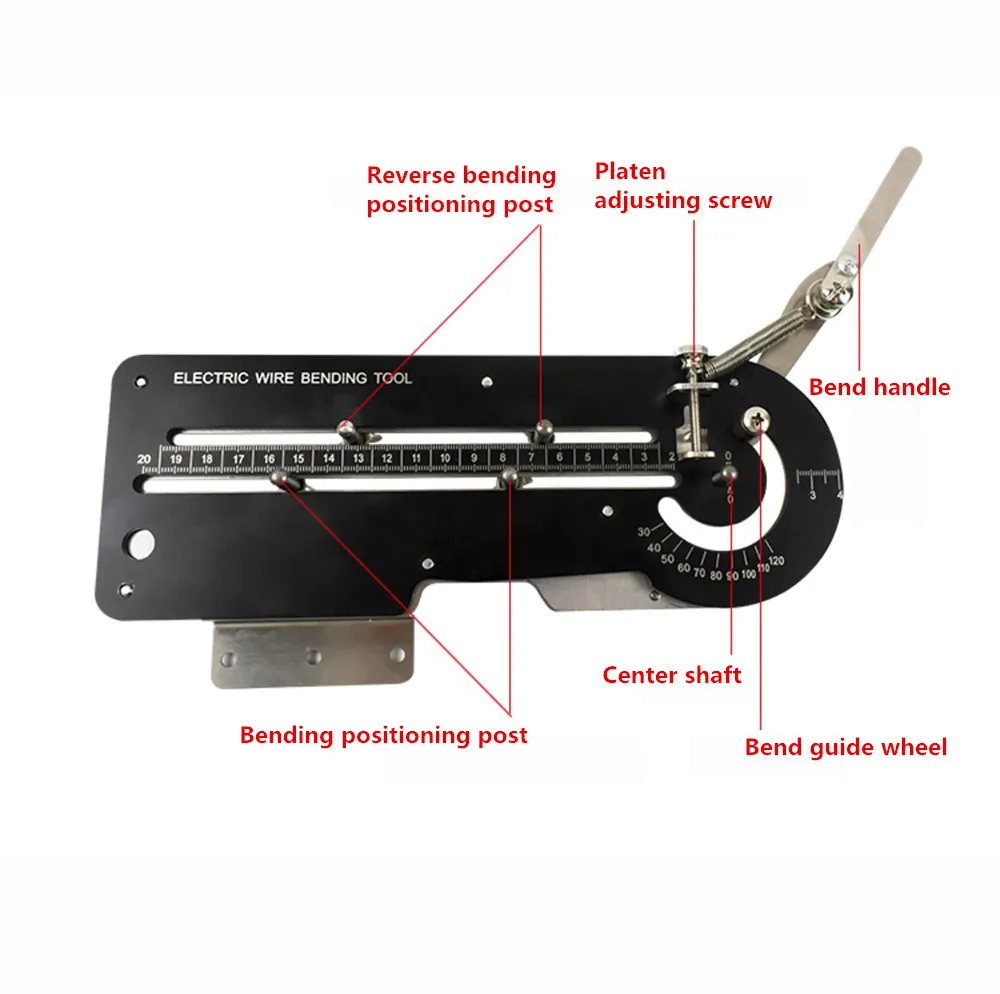 Imagem -04 - Dobrador Manual de Fios e Cabos Ferramenta Elétrica para Dobrar Fios Fio de Cobre Faça Você Mesmo 2.535 mm y