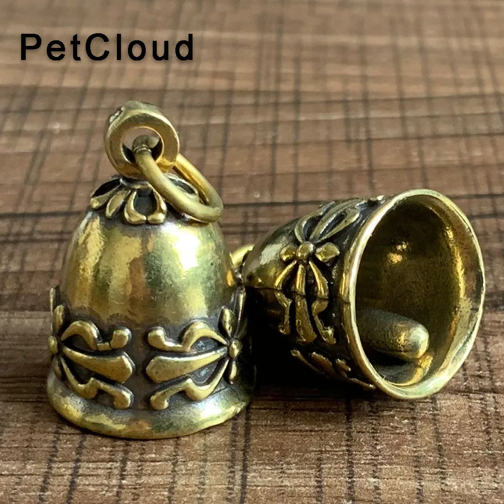 Copper European Retro Bell DIY Accessories Christmas Bells For Dog Cats Decoration Pet Collar Pendant Christmas Diy Ornaments