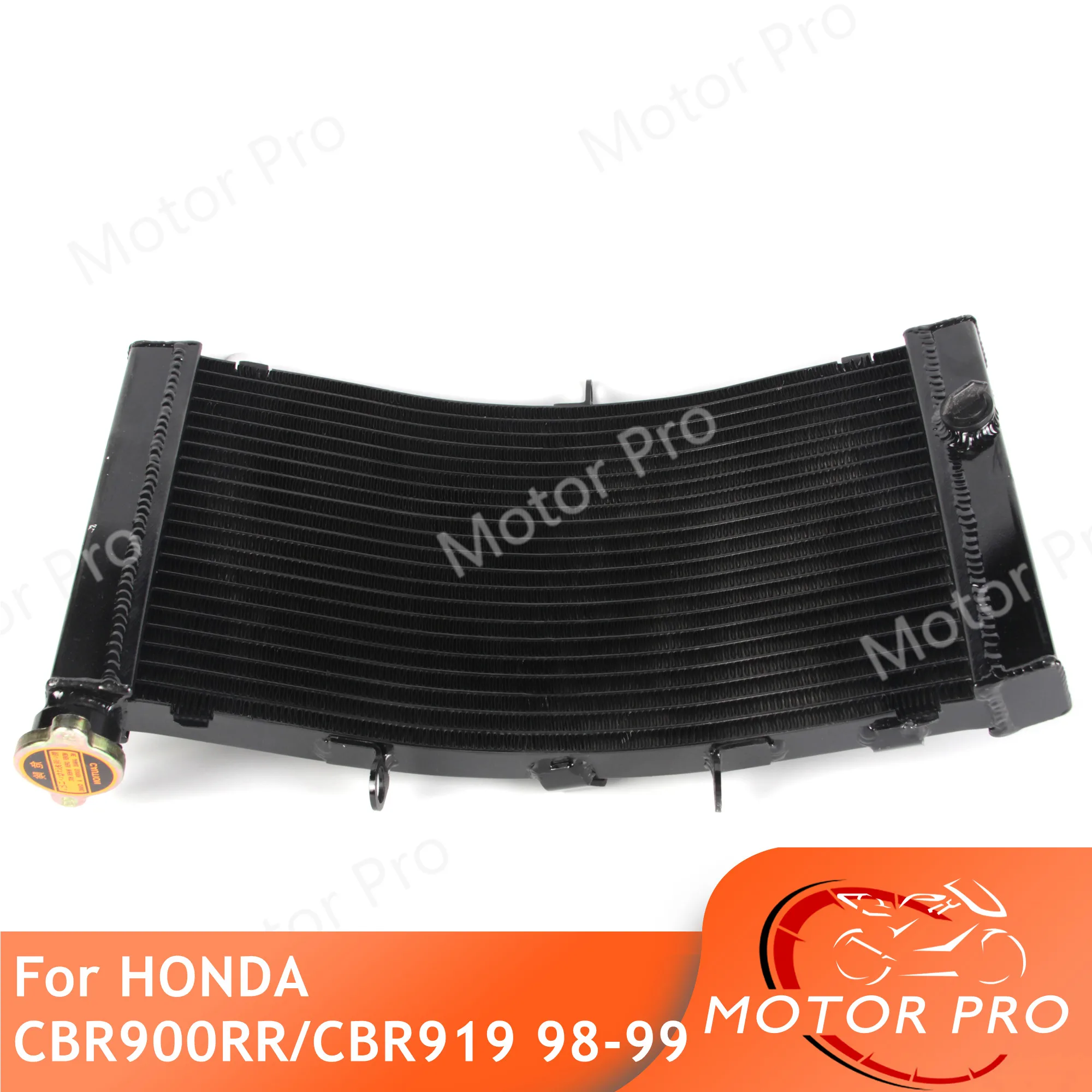 Radiator For HONDA CBR900RR CBR919RR 1998 1999 Motorcycle Parts Cooling Cooler CBR 900 919 RR CBR900 900RR CBR919 919RR BLACK