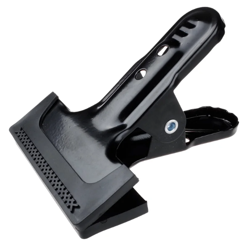 写真スタジオ用の保護スリーブ付き金属クリップ背景サポートクランプ,写真アクセサリー