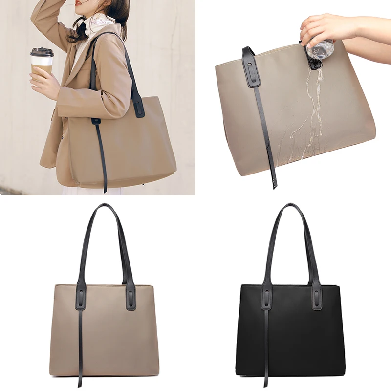 

laptop shoulder bag waterproof women business briefcase 13 14 15.6 inch notebook handbag for mac air pro16 asus dell lenovo HP