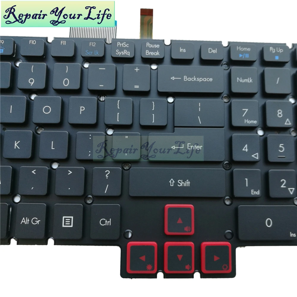 German Spanish English Backlit Keyboards for Acer Predator G9-591 591R G9-592 G9-593 G9-791 G9-792 GR/SP/US LA EG5P-A50BRL