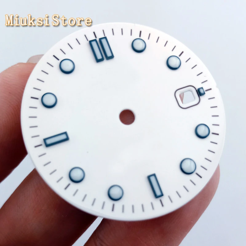 Bliger 31mm sterile white watch dial for ETA 2836/2824 Miyota 8205 8215 821A Mingzhu DG2813 3804  movement