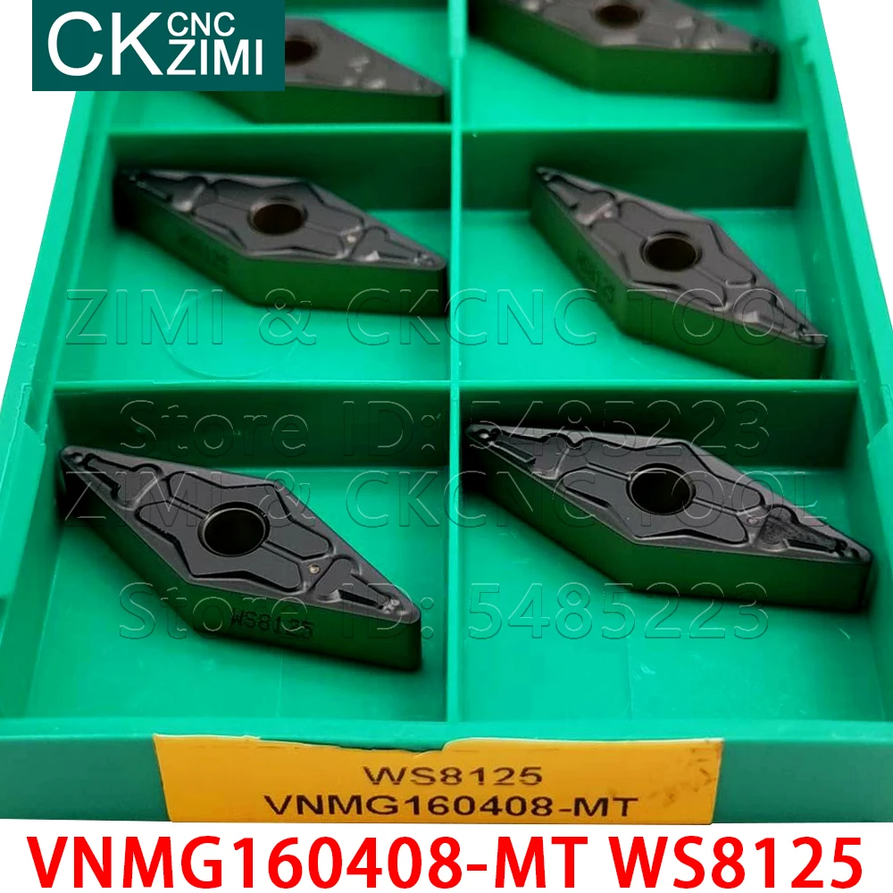 VNMG160408-MT WS8125 Carbide Turning Inserts CNC Lathe Blade Holder wood turning Insert Tool high quality VNMG 160408 for steel