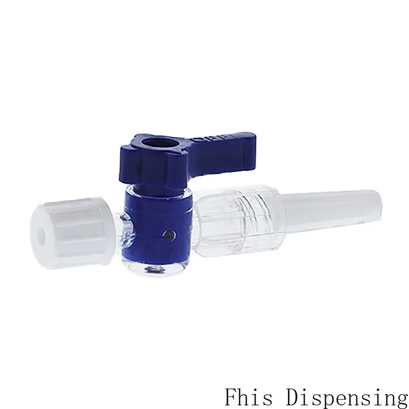Pack of 2 Small Two Way Valve Direct Plastic Soft Hose Connector
