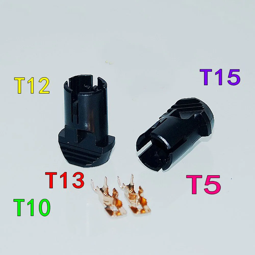 2 Pin,car Instrument lamp socket,car width lamp,T5 T10 T12 T13 T15 Universal lamp holder for car,truck ect.