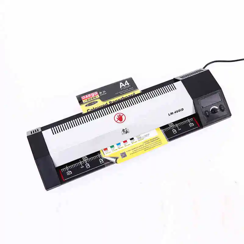 A2 A3 A4 Laminator Glue Machine 460mm Width Laminating Machine Iron Shell Office Home Photo Plastic Machine LM-460iD