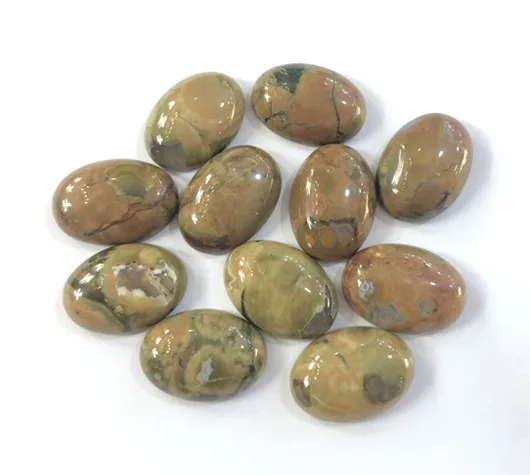 

Genuine Ryolite Gemstone Cabochon Wholesale 13x18mm Oval Loose beads Cabochon Gems Jewelry Ring face pendant accessories