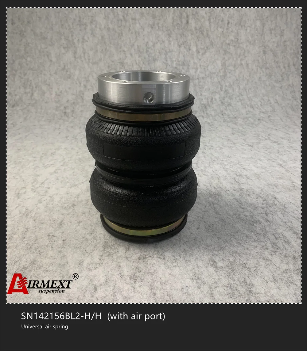 SN142156BL2-H/H AIRLIFT 5814 hollow Double convolute airspring airbag shock absorber/pneumatic air suspension air bellow