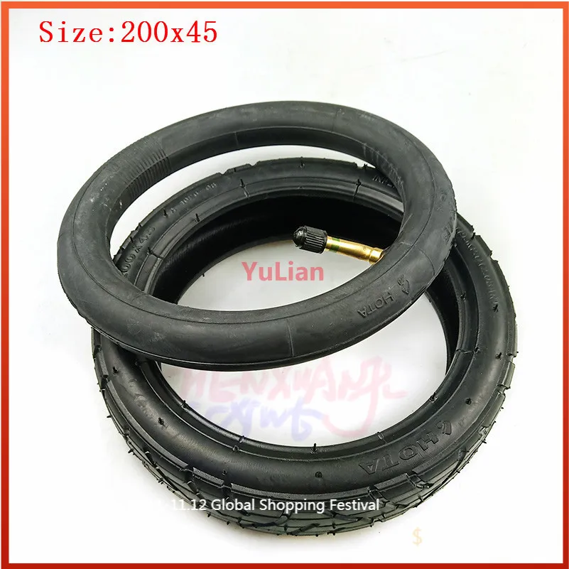 200x45 Inner Tube Tire For E-twow S2 Scooter 8 Inch Inflated Tires Pneumatic Tyre  8