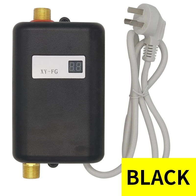 미니 주방 인스턴트 온수기 3800W 저장없는 욕조 일정한 온도 빠른 가열 소형 전기 온수기