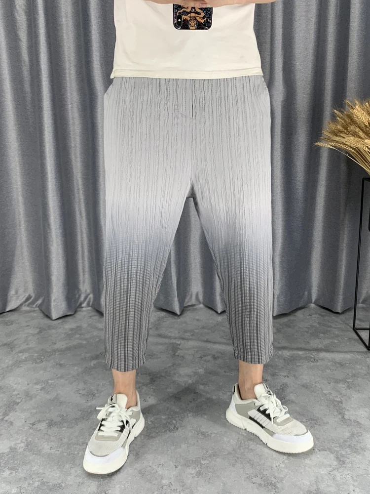 

HOT SELLING fold Summer harem pants slippery thin Casual cropped trousers IN STOCK