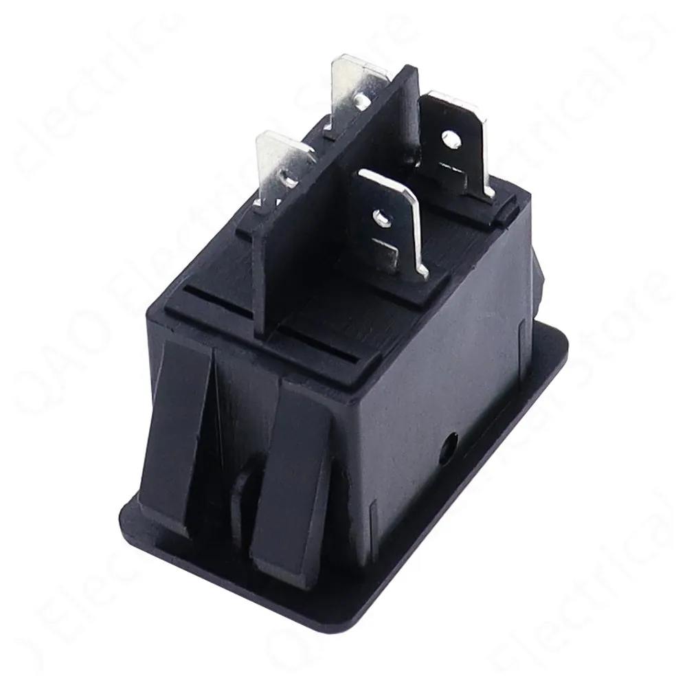 Universal Car Auto Fog Light Rocker Toggle Switch B35 DC 12V 35A 4Pins LED Dashboard LED Color Red Green Amber Blue White