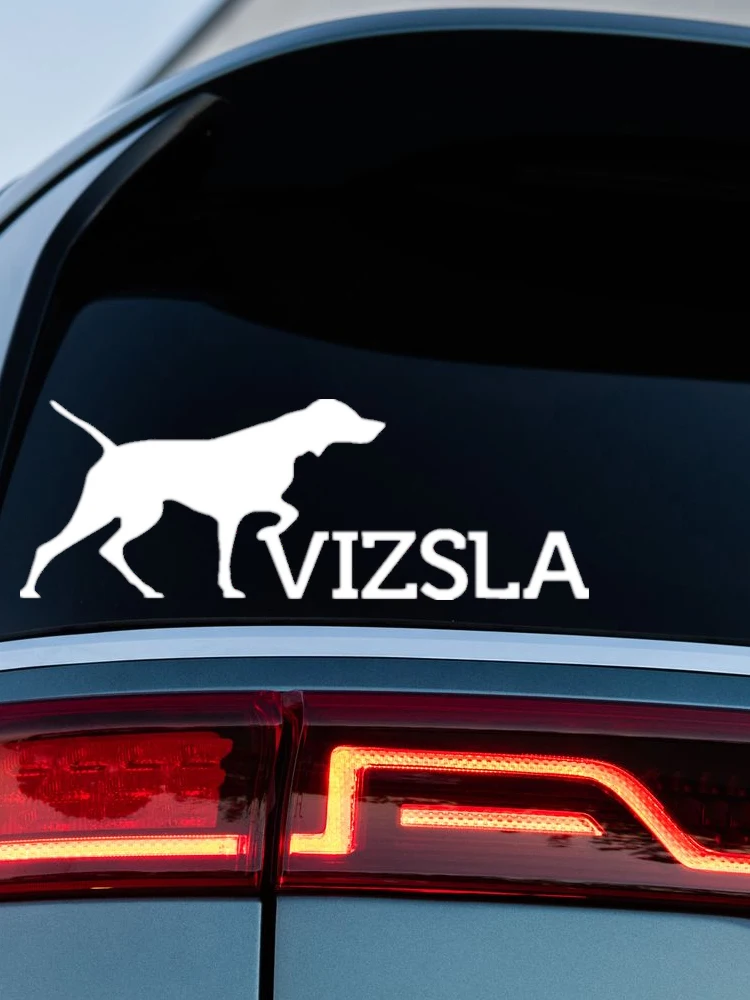 40736# Die-Cut Vinyl Decal Vizsla Hunting Dog Car Sticker Waterproof Auto Decors on Bumper Rear Window