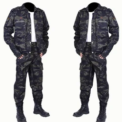 2022 New Spring And Autumn Outdoor Camouflage Suit Men's Labor Protection Suit Welder Wear-resistant Overalls